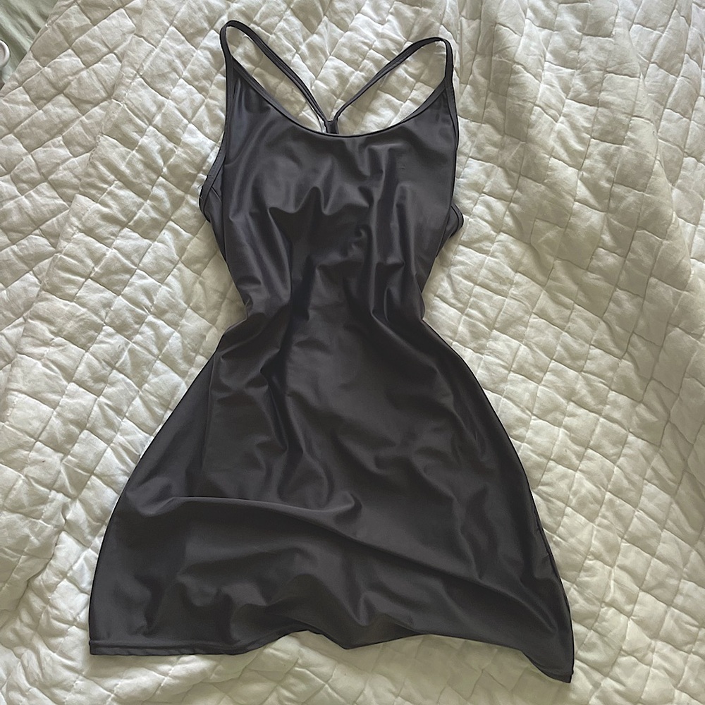 Heather Gray Workout Skort Dress